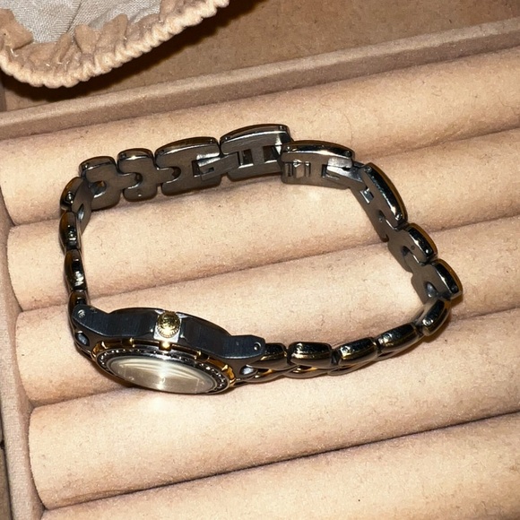 Relic Two Toned Women’s Stainless Steel Crystal Beaded Watch - Picture 7 of 13